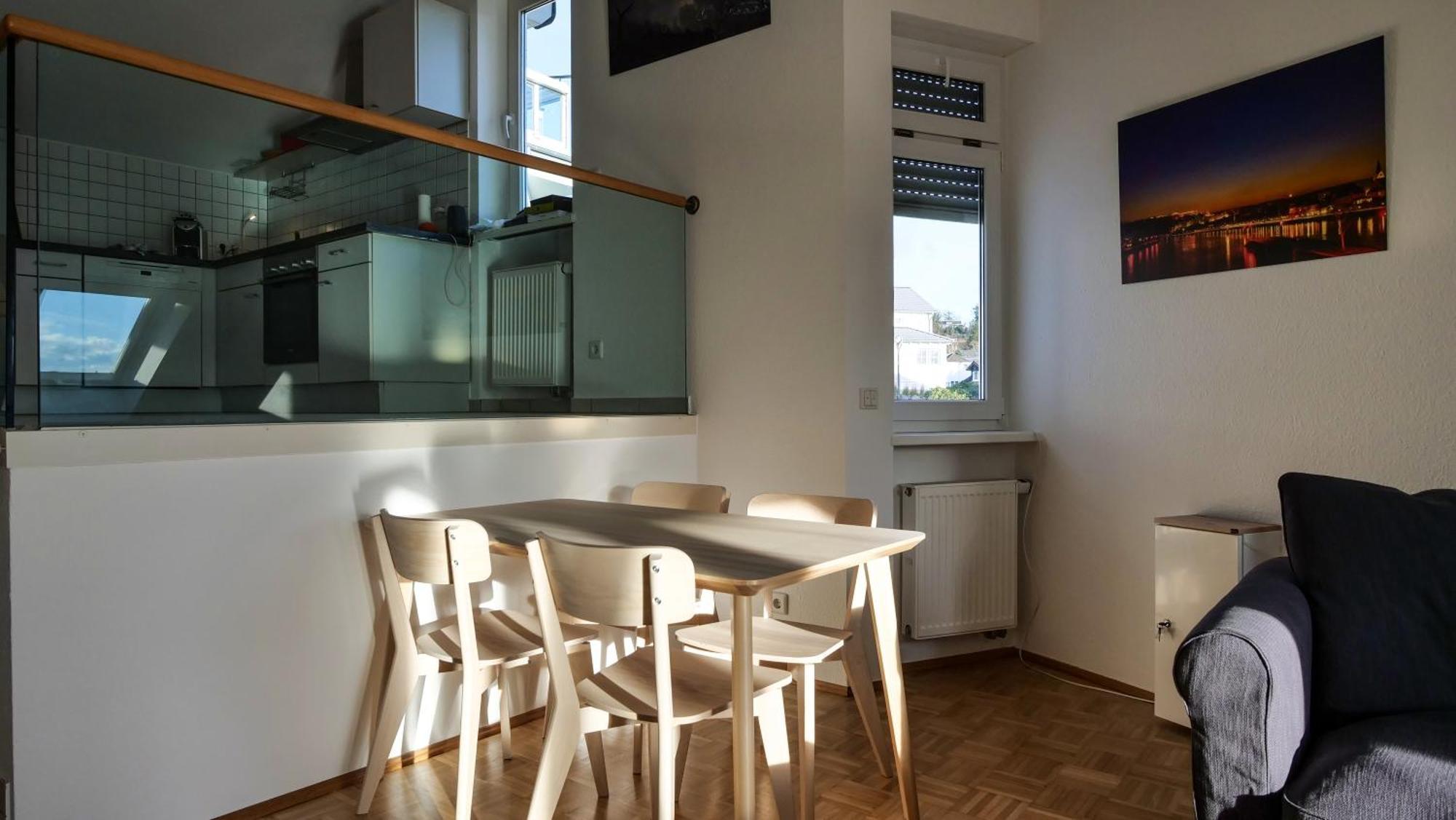 Ferienwohnung Rhein-Panorama 라한슈타인 외부 사진