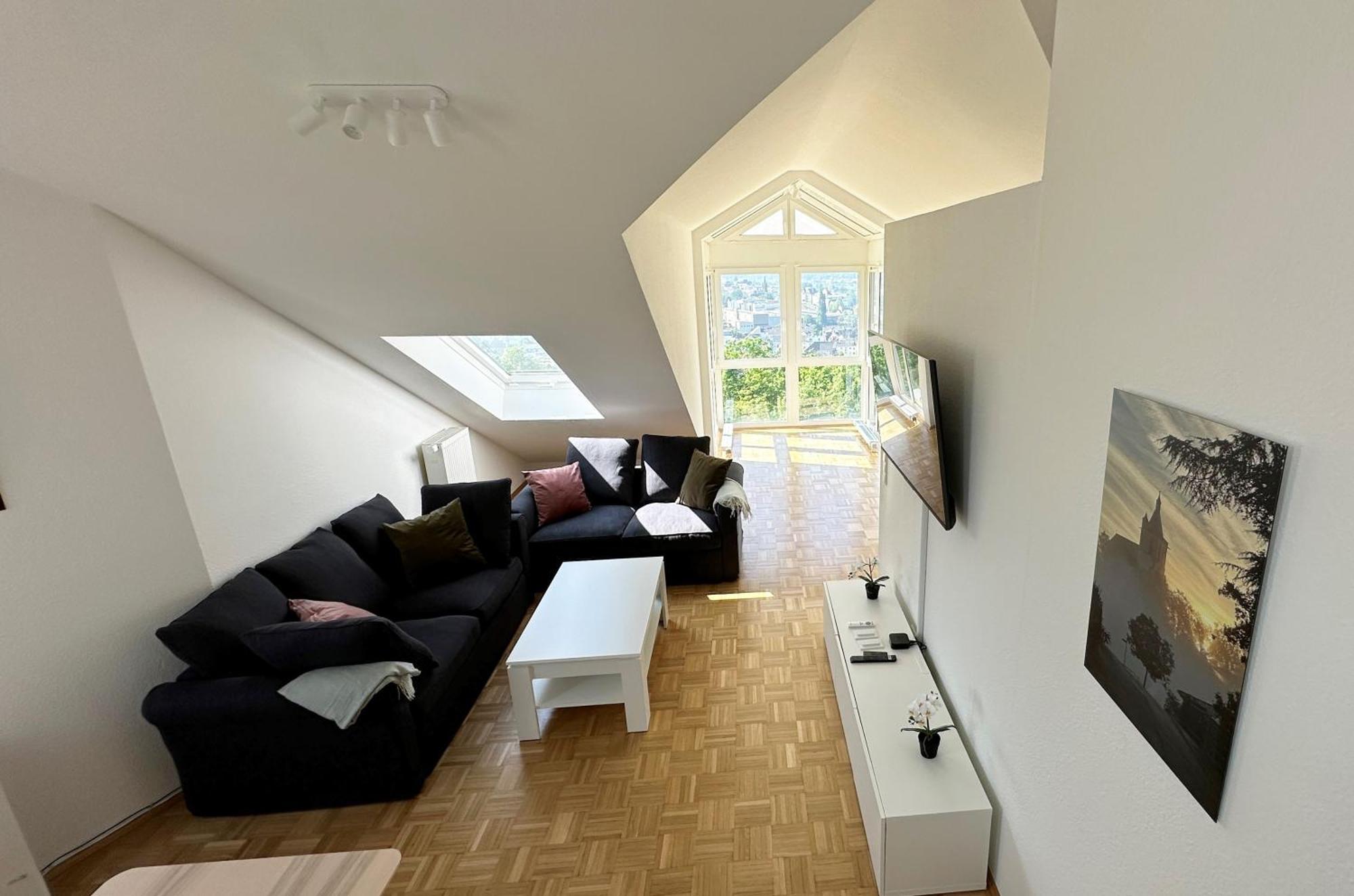 Ferienwohnung Rhein-Panorama 라한슈타인 외부 사진